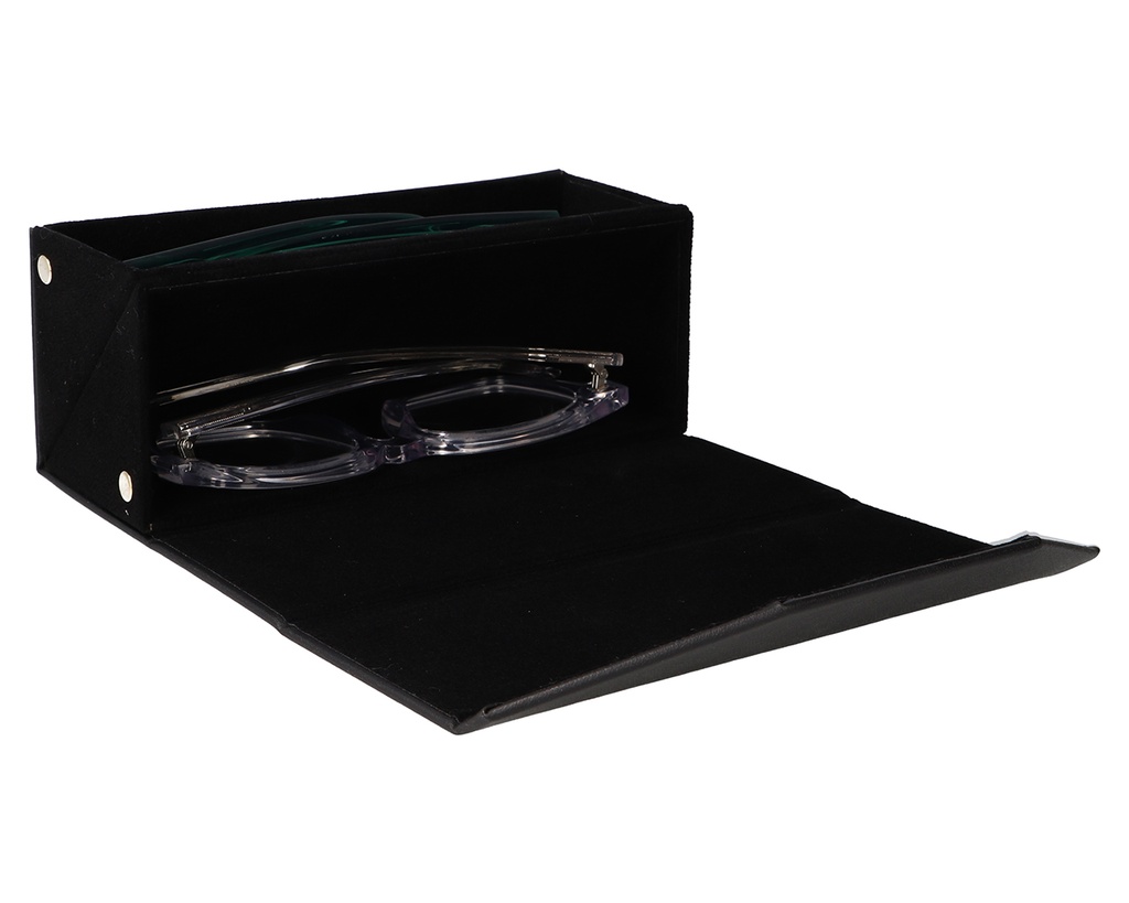 Estuche organizador portátil 2 gafas cuadrado