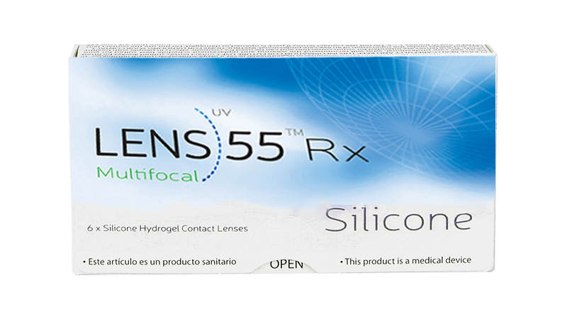 Blister Lens 55 Silicone Multifocal Servilens