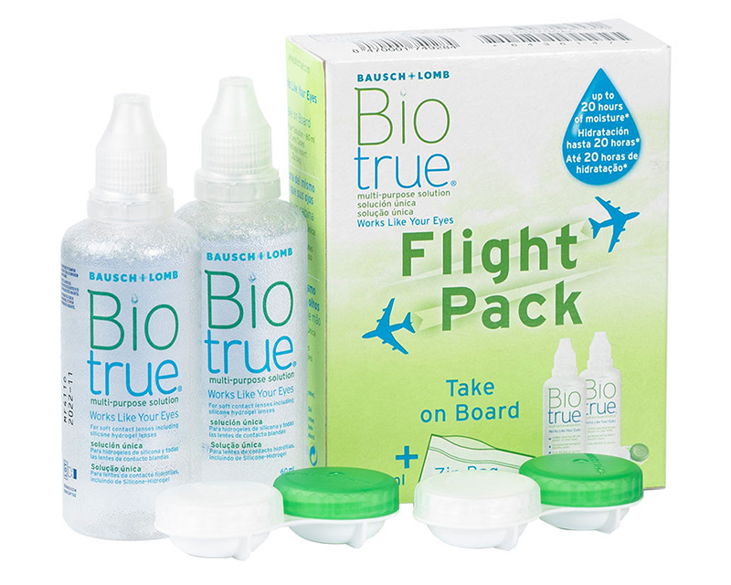 BioTrue Flight Pack 2 x 100 ml Bausch+Lomb