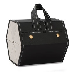 [HC-266 NEGRO] Estuche organizador portátil 6 gafas